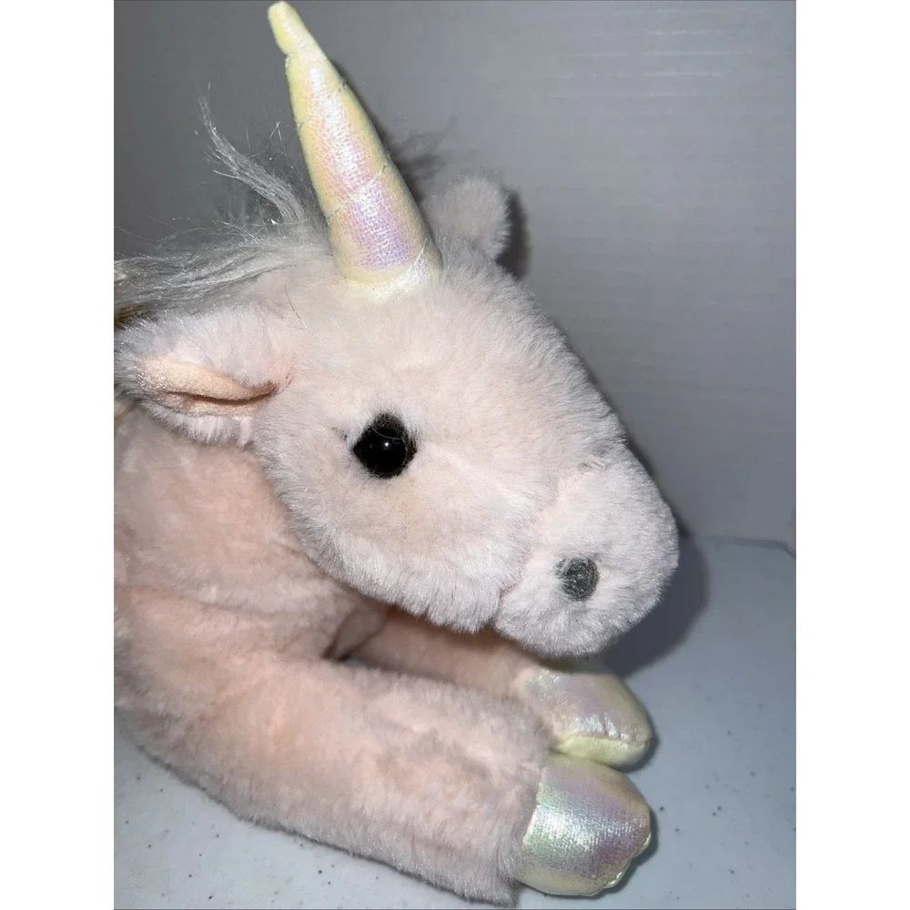 Pink Plush Unicorn Pegasus Enchanted Adopt a Pet Shiny Wings 14